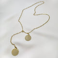 Collier MARCEL - 2 médaillons gravés