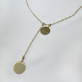 Collier MARCEL - 2 médaillons gravés