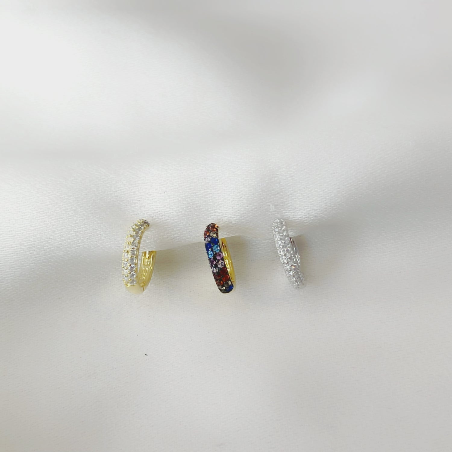 Boucles d'oreilles SCELLA - Strass