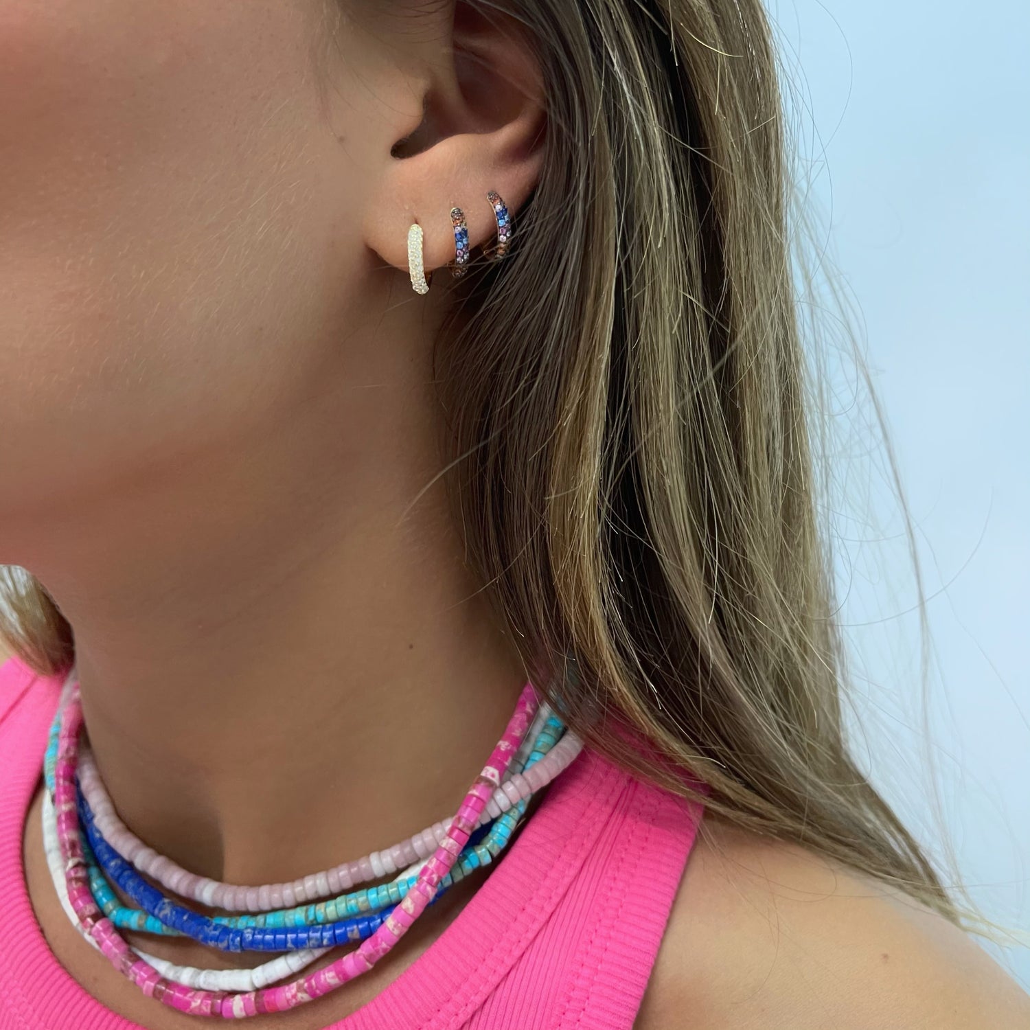 Boucles d'oreilles SCELLA - Strass