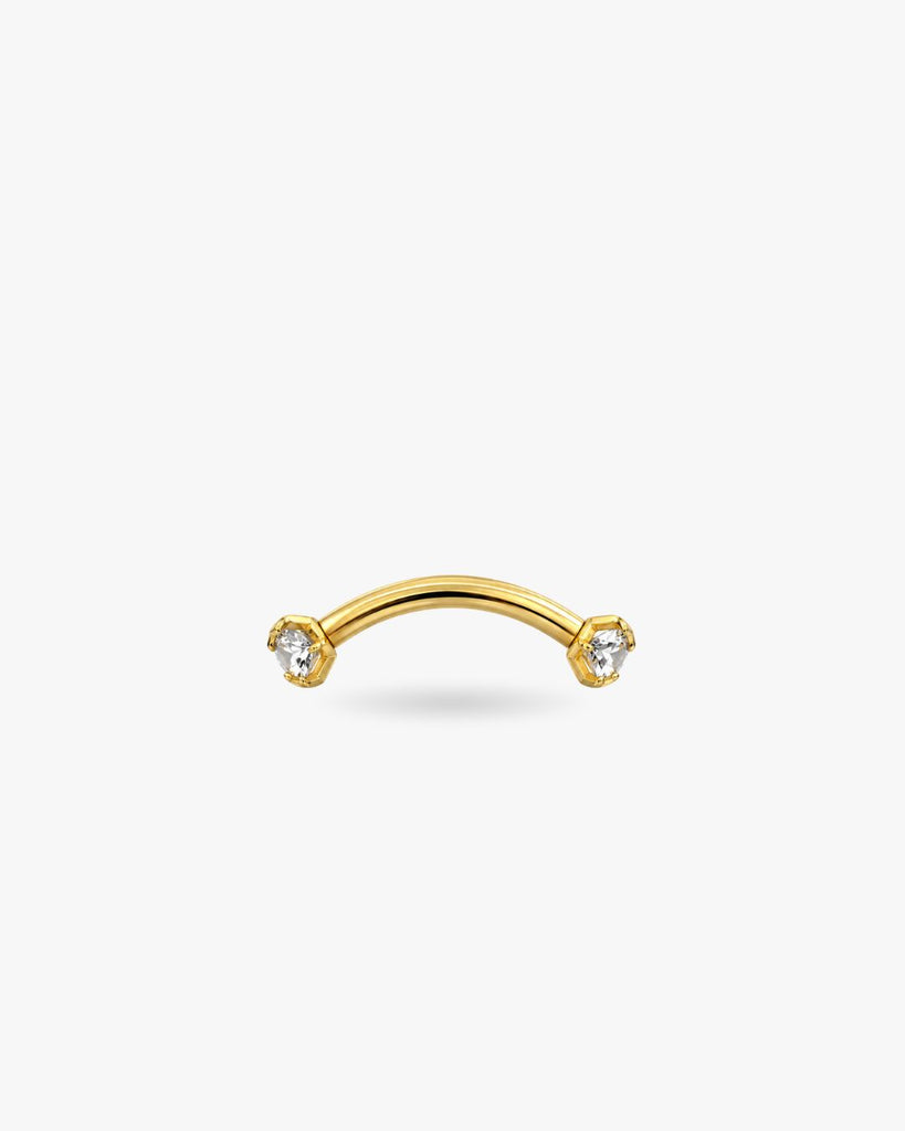 Piercing BANANE STRASS (+ de couleurs)