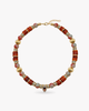 Collier ASTRIDA ORANGE/PERLE