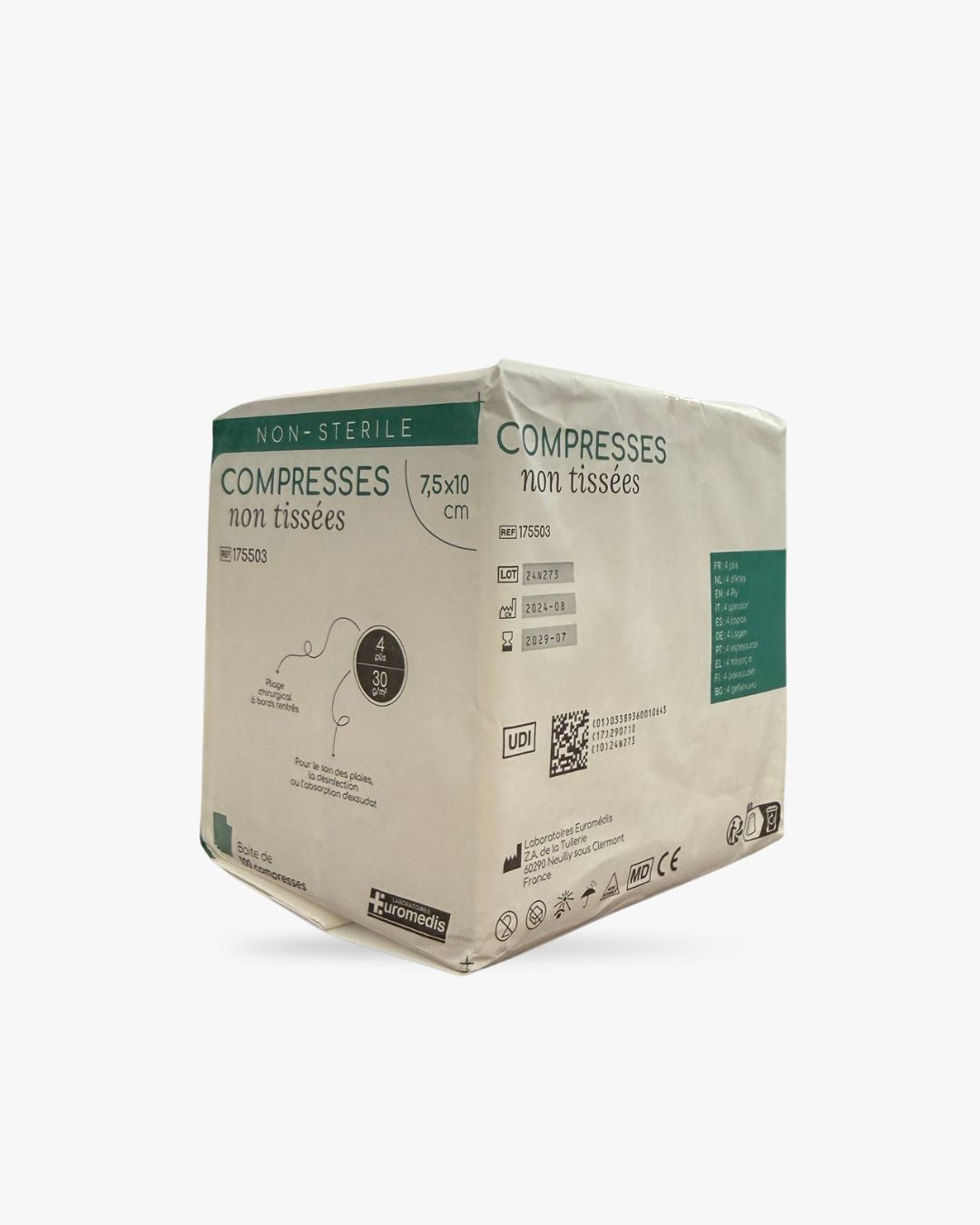 Compresses non tissées Non-Stérile