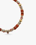 Collier ASTRIDA ORANGE/PERLE