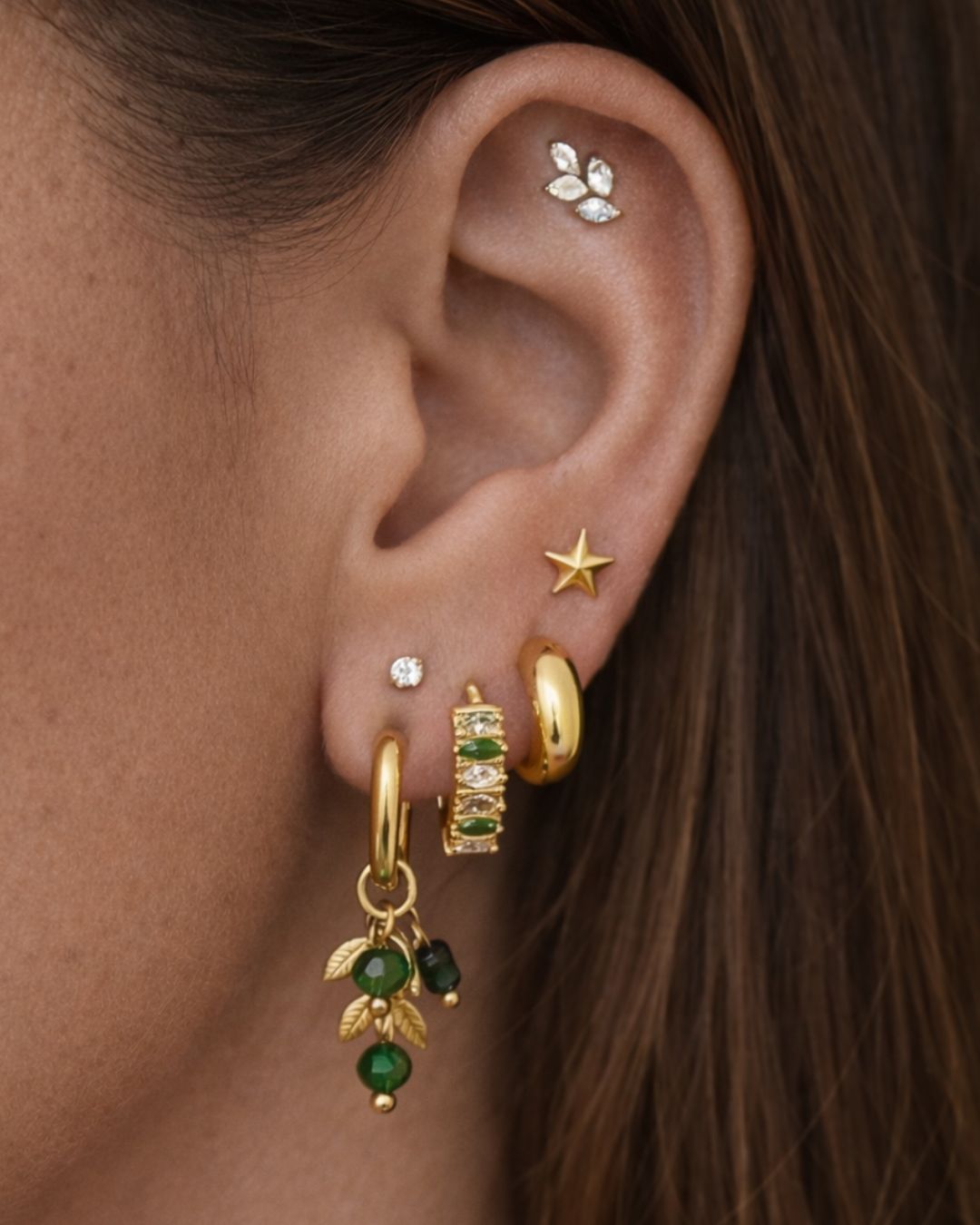 Piercing Labret Strass (+ de couleurs)