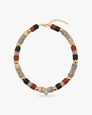 Collier ASTRIDA BLEU/GRIS