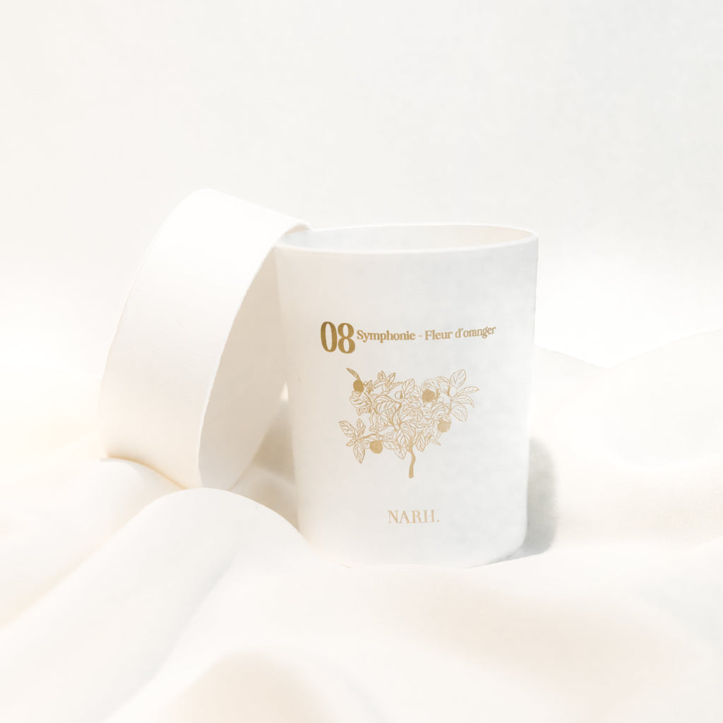 BOUGIE SYMPHONIE 08 - Fleur d'oranger