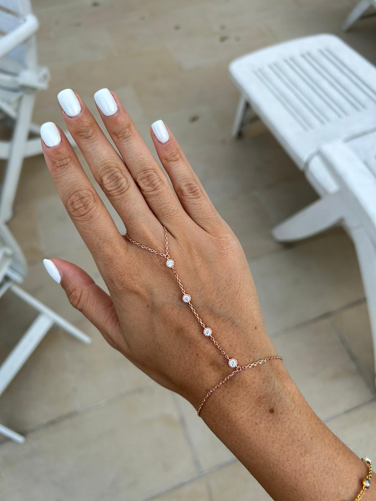 Bague chaine bracelet online