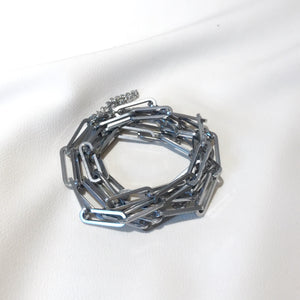 Bracelet/Collier multi tours - Argent