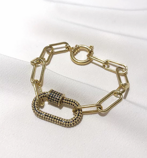 Bracelet HYDOR - Noir/Doré