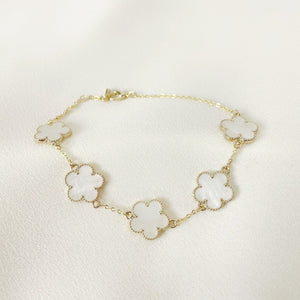 Bracelet TREFLE - Nacre